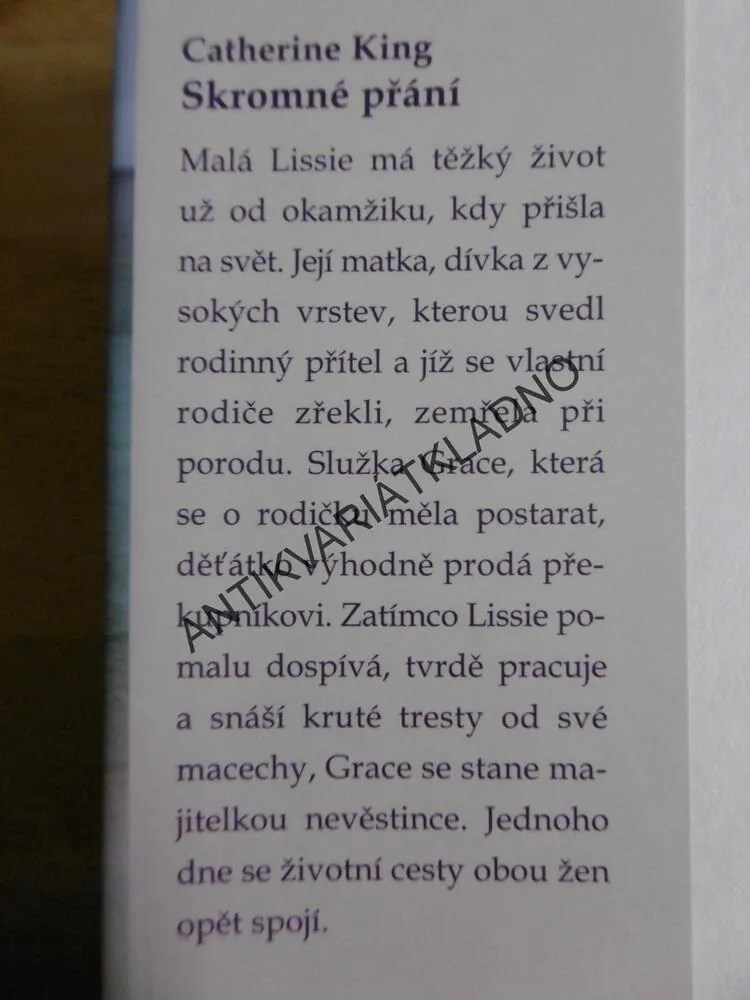 SKROMNÉ PŘÁNÍ, CATHERINE KING, **an