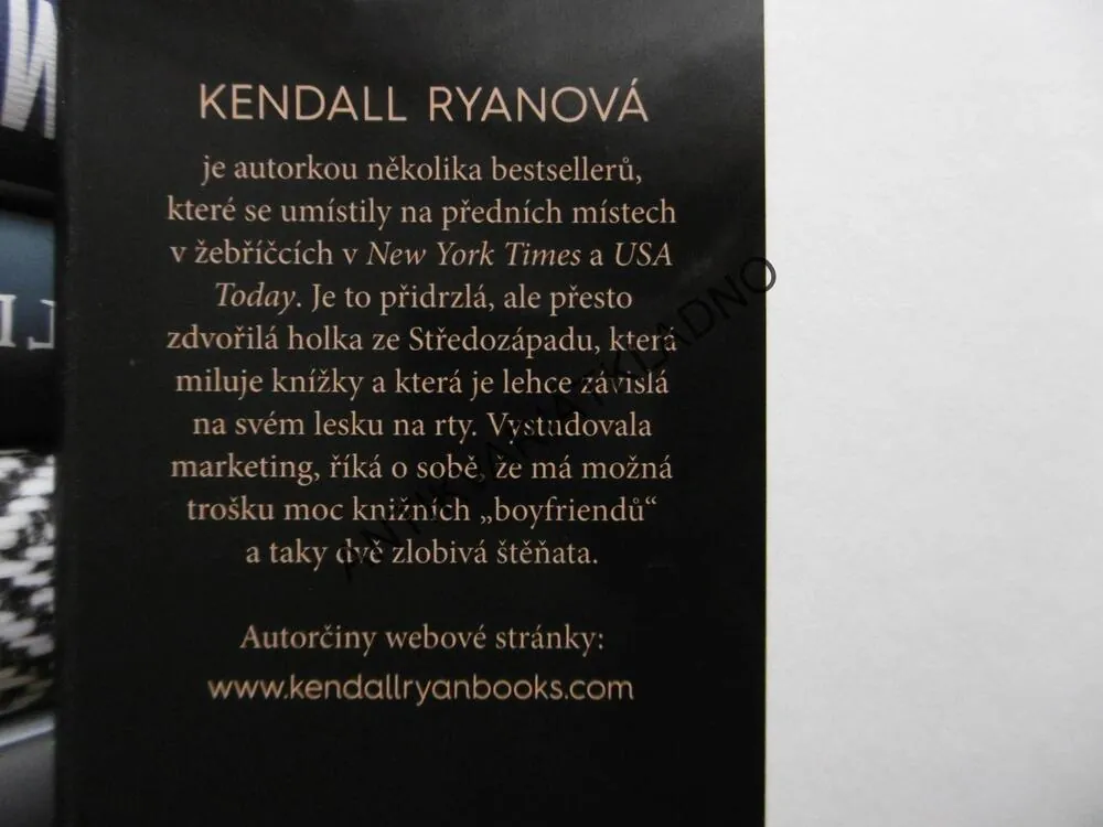 VŠECHNO NEBO NIC, KENDALL RYANOVÁ, EROTIKA, **an