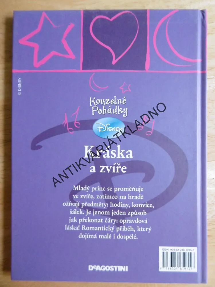 KRÁSKA A ZVÍŘE, WALT DISNEY