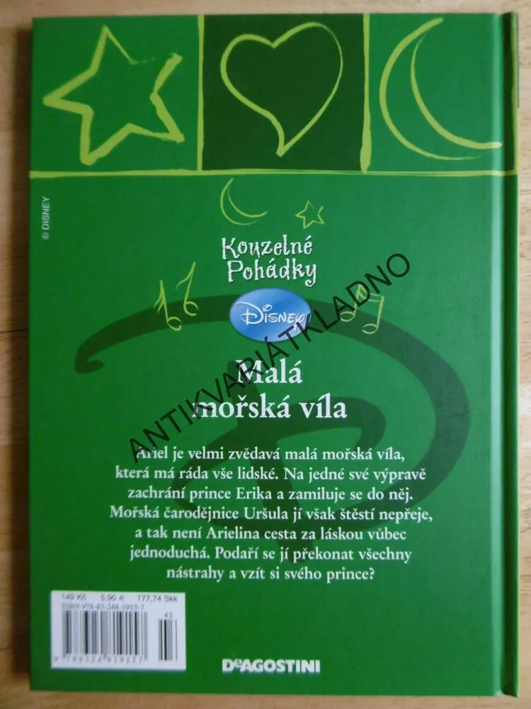 MALÁ MOŘSKÁ VÍLA, WALT DISNEY