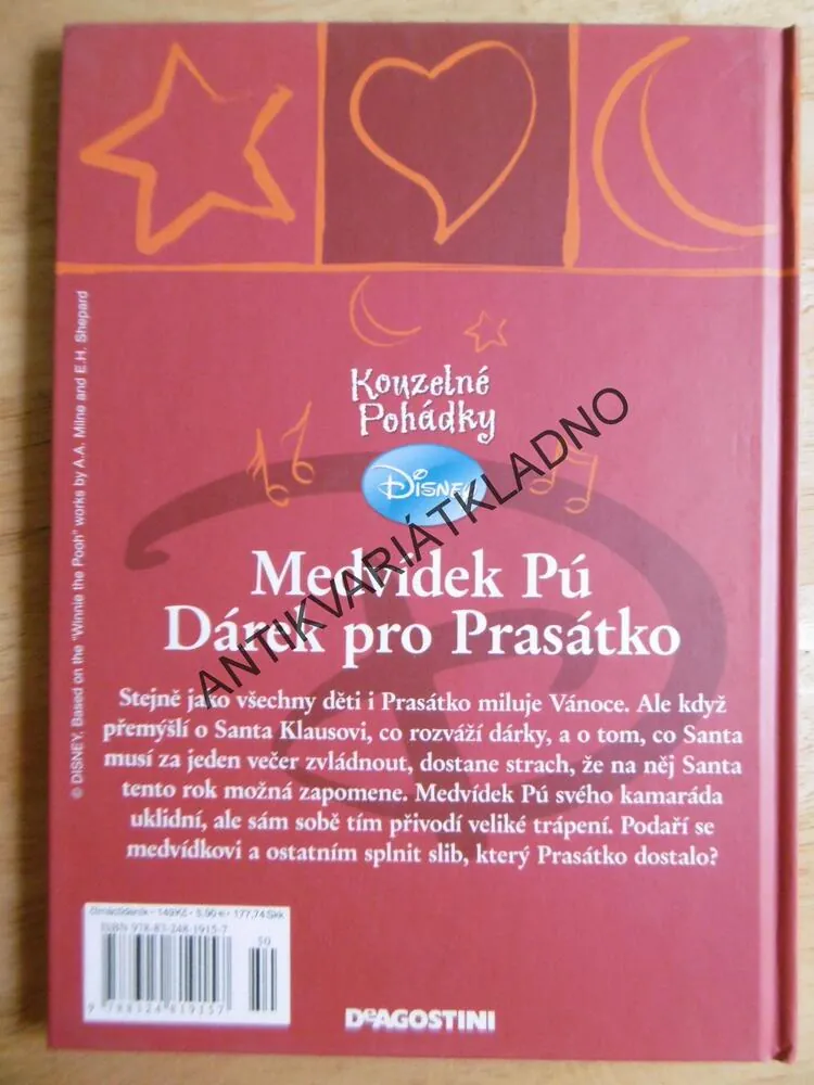 MEDVÍDEK PÚ, DÁREK PRO PRASÁTKO, WALT DISNEY
