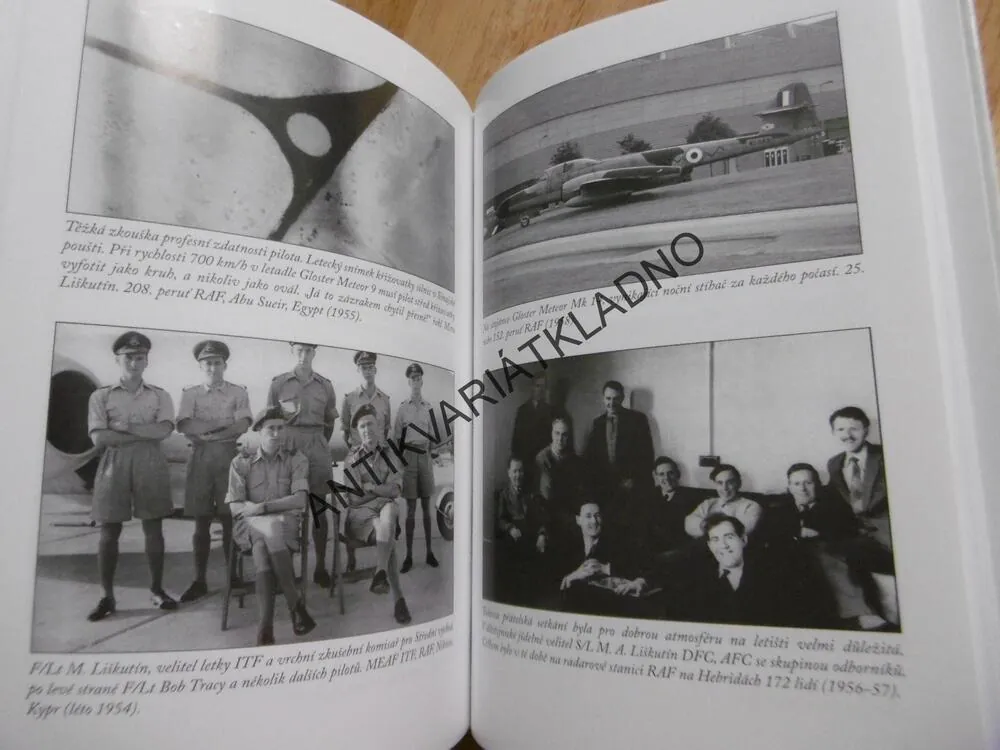 LETECKÁ SLUŽBA, MIROSLAV LIŠKUTÍN, DFC, AFC, **an
