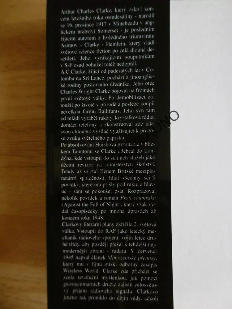 2010: DRUHÁ VESMÍRNÁ ODYSEA, ARTHUR C.CLARKE