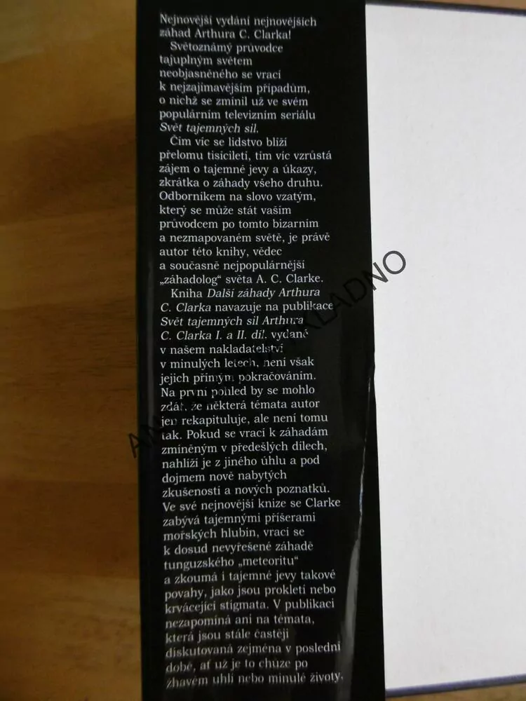DALŠÍ ZÁHADY, ARTHUR C. CLARKE, **an