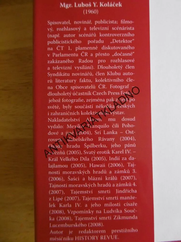 DRACULA, KRVAVÝ VLAD III. NAPICHOVAČ, LUBOŠ Y. KOLÁČEK, DRAKULA