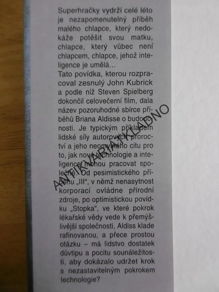 SUPERHRAČKY VYDRŽÍ CELÉ LÉTO, BRIAN ALDISS