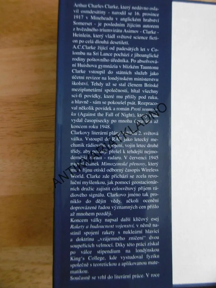 SESTUPOVÁ DRÁHA, ARTHUR C.CLARKE, **an