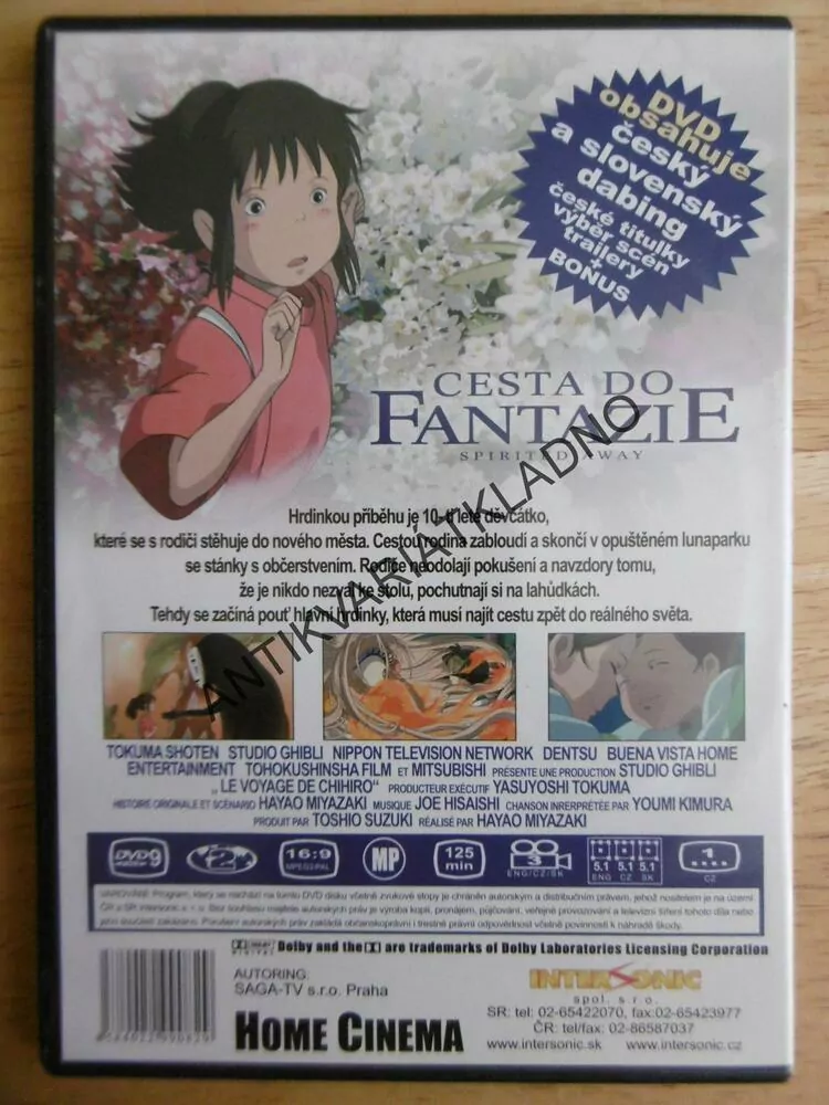 CESTA DO FANTAZIE, DVD FILM 
