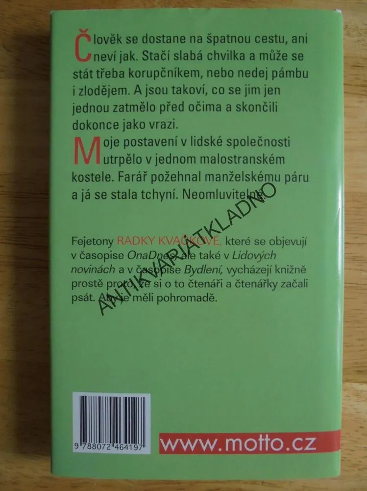 OČIMA TCHYNĚ, RADKA KVAČKOVÁ