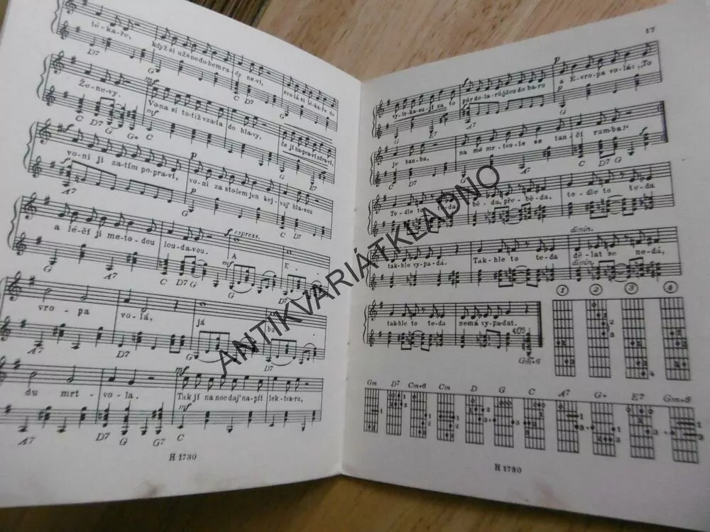 ČTVRTÝ ZPĚVNÍČEK JAROSLAVA JEŽKA, NOTY, TEXTY, 1 ks, ZPĚVNÍK