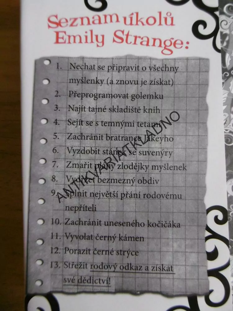 EMILY STRANGE, VÝMĚNA NÁZORŮ,GRUNEROVÁ