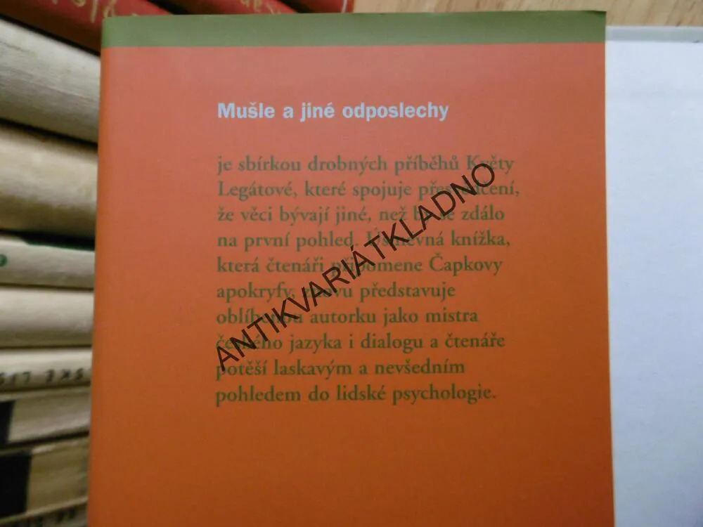 MUŠLE A JINÉ ODPOSLECHY, KVĚTA LEGÁTOVÁ