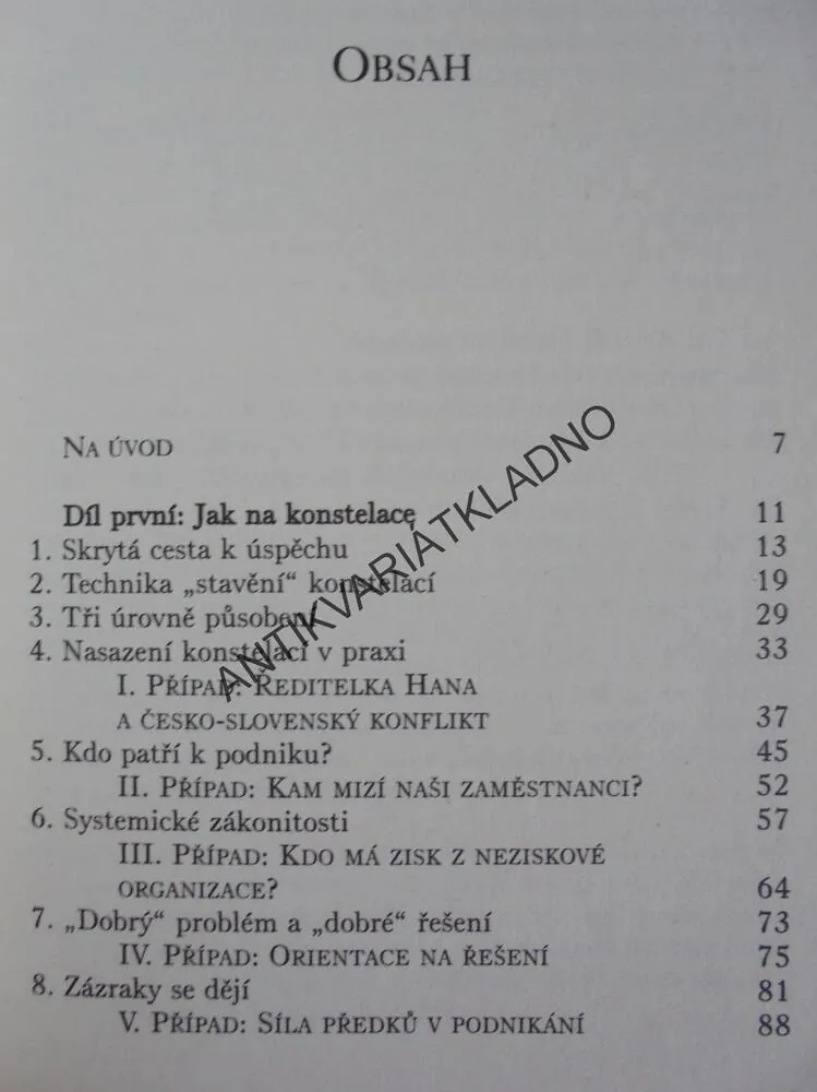 ÚŽASNÁ SÍLA CELKU, ORGANIZAČNÍ,PODNIKOVÉ A EXPERIMENTÁLNÍ KONSTELACE, J.BÍLÝ