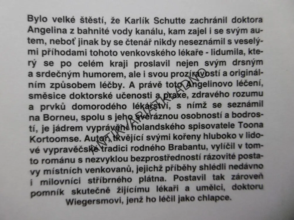POMOC! DOKTOR SE TOPÍ, TOON KARTOOMS, ADOLF BORN