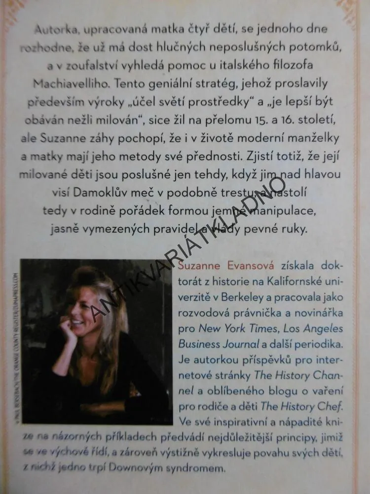 MACHIAVELLI PRO MÁMY, SUZANNE EVANSOVÁ, **an