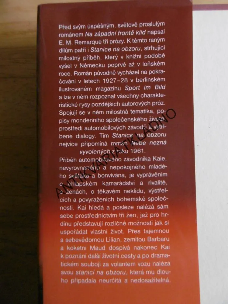 STANICE NA OBZORU, ERICH MARIA REMARQUE, **an