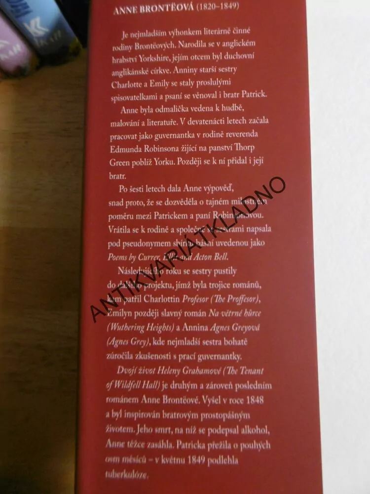 DVOJÍ ŽIVOT HELENY GRAHAMOVÉ, ANNE BRONTËOVÁ, **an