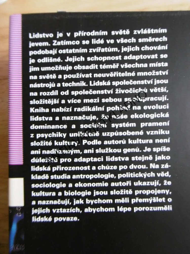 V GENECH NENÍ VŠECHNO ANEB JAK KULTURA ZMĚNILA EVOLUCI ČLOVĚKA, PETER J. RICHERSON, ROBERT BOYD