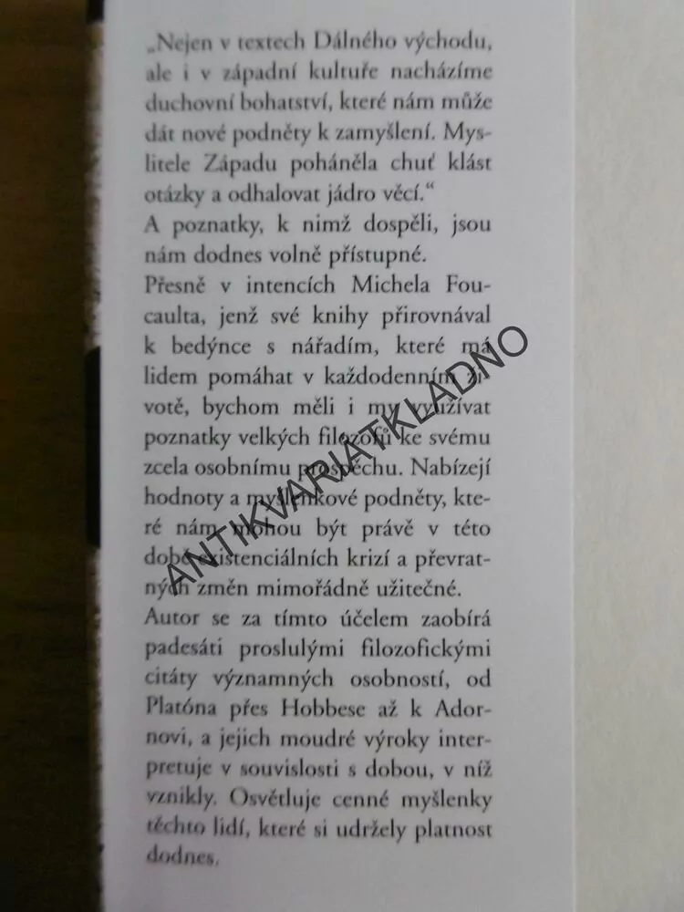 FILOZOFICKÝ DEPOZITÁŘ, REINER RUFFING, 50 NEJDŮLEŽITĚJŠÍCH FILOZOFICKÝCH MYŠLENEK