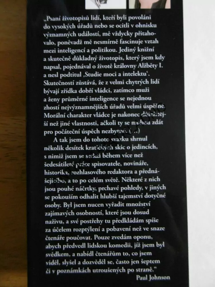 BLESKOVÉ PORTRÉTY 20.ST. PAUL JOHNSON