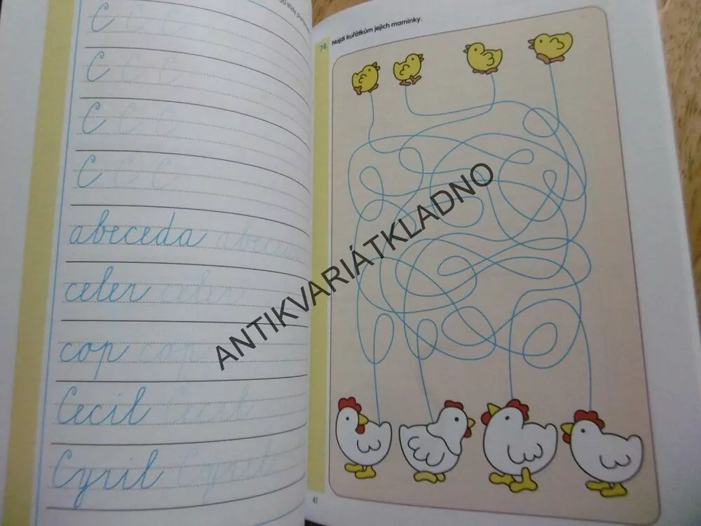 1. TŘÍDA PROCVIČUJEME PSANÍ, tahy, čáry, písmena