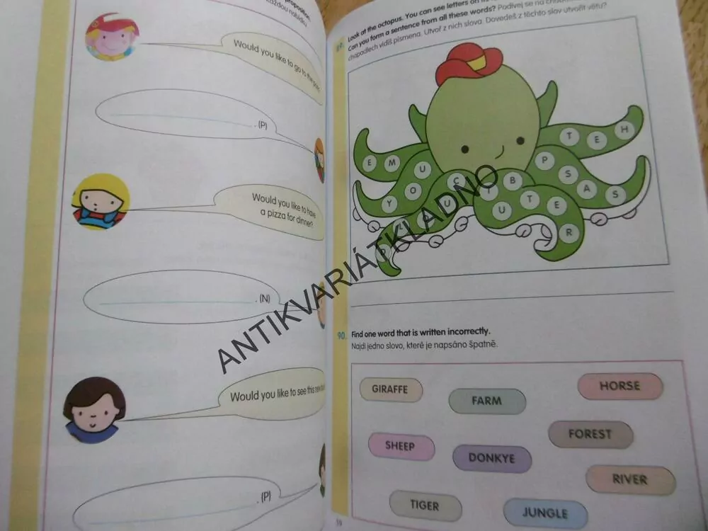 ANGLIČTINA PROCVIČUJEME PRAVOPIS, HLÁSKOVÁNÍ, ČTENÍ, PSANÍ