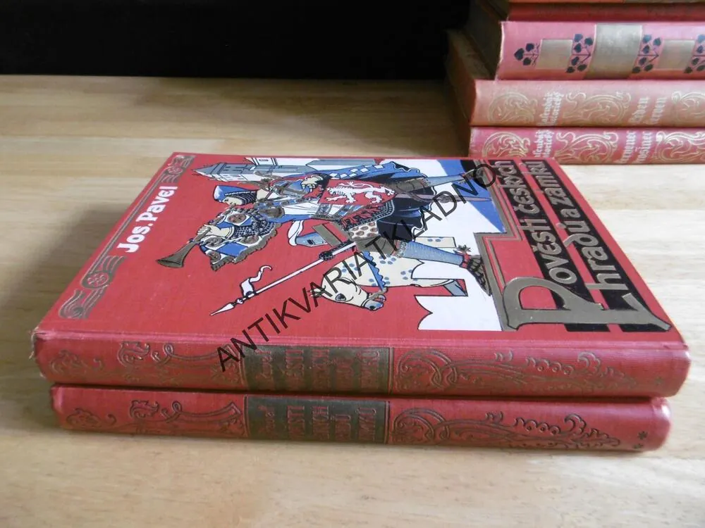 POVĚSTI ČESKÝCH HRADŮ A ZÁMKŮ, 1-2, JOS. PAVEL, CCA 1936, **an
