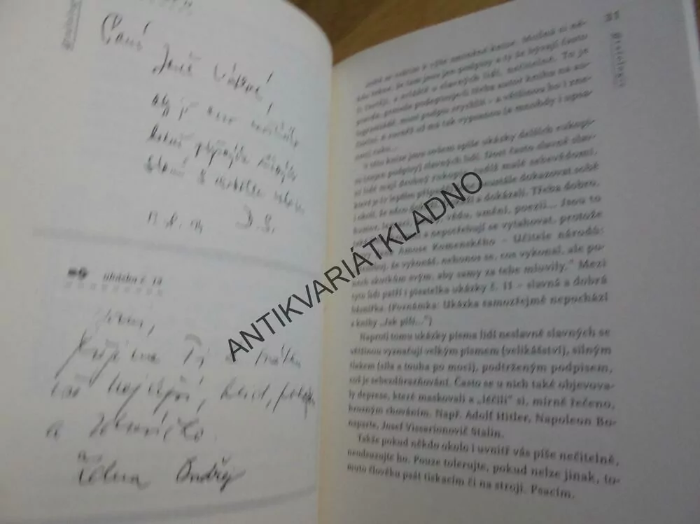GRAFOLOGIE, ČTENÍ Z PÍSMA, JANA VÍTKOVÁ, **an