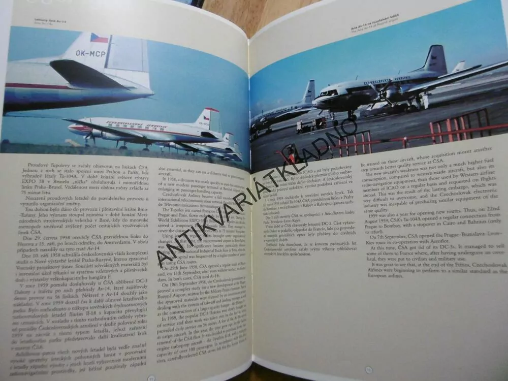 ČESKÉ AEROLINIE, 80 LET VE VZDUCHU JAKO DOMA, 1923-2003, ČSA, LETECTVÍ, LETIŠTĚ,