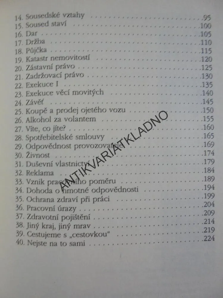 NEZNALOST ZÁKONA NEOMLOUVÁ,PRŮVODCE DŽUNGLÍ ZÁKONŮ,PŮJČKA,DAR,VÝŽIVNÉ,NÁJEM BYTU