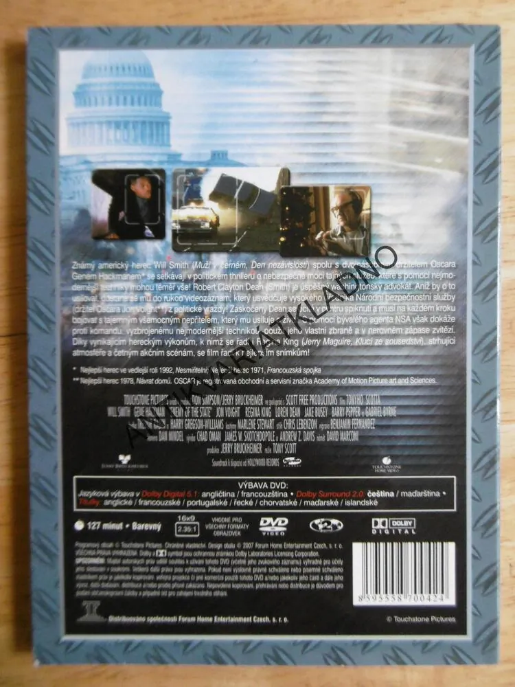 NEPŘÍTEL STÁTU, DVD FILM