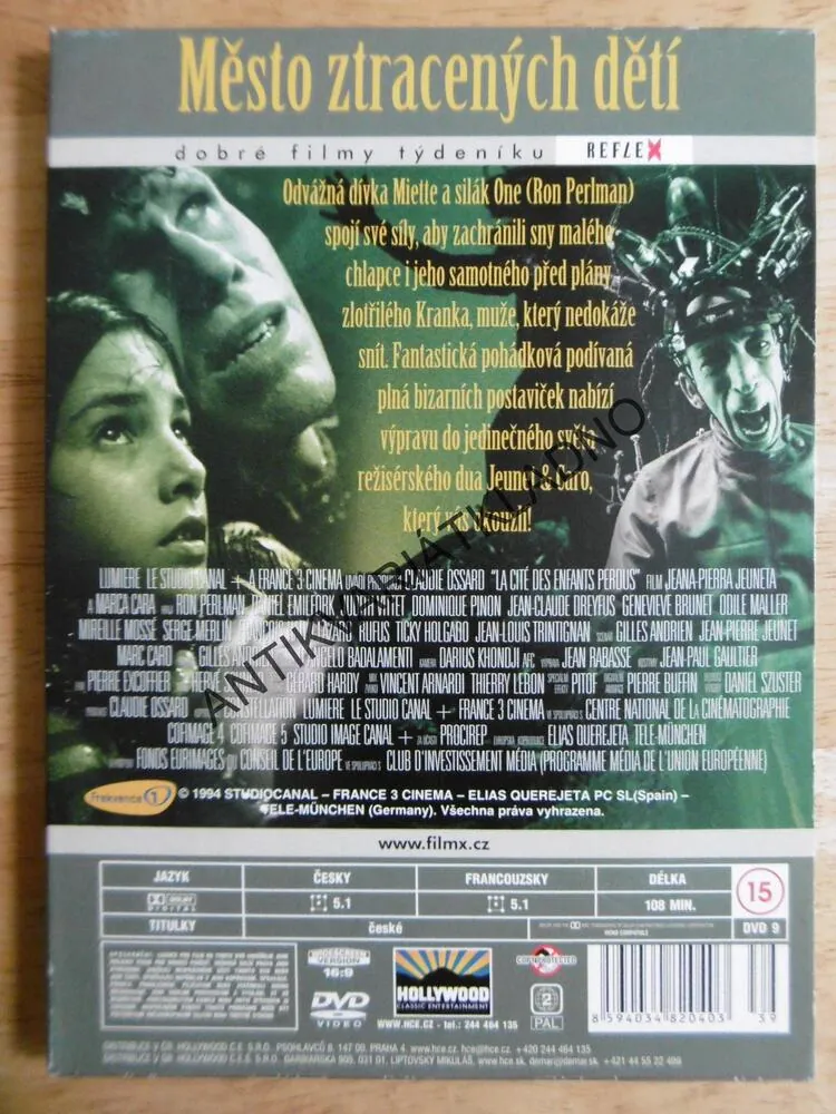 MĚSTO ZTRACENÝCH NADĚJÍ, DVD FILM