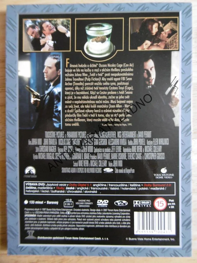 TVÁŘÍ V TVÁŘ, DVD FILM