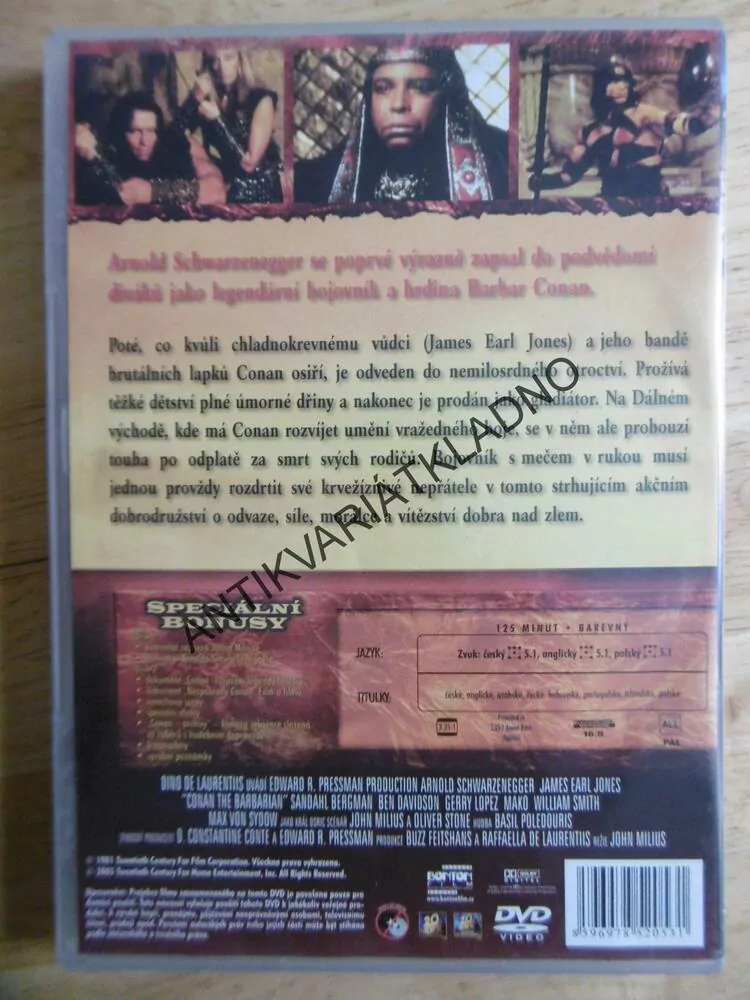 BARBAR CONAN, DVD FILM