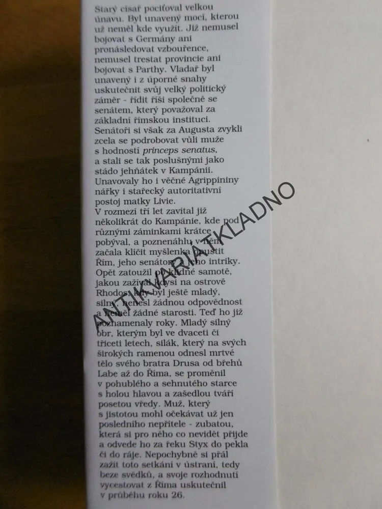 TIBERIUS, POHNUTÝ ŽIVOT CÍSAŘE, ROGER CARATINI