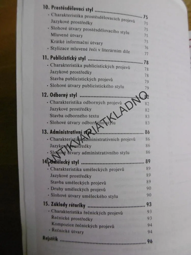 ODMATURUJ Z ČESKÉHO JAZYKA 1., DIDAKTIS
