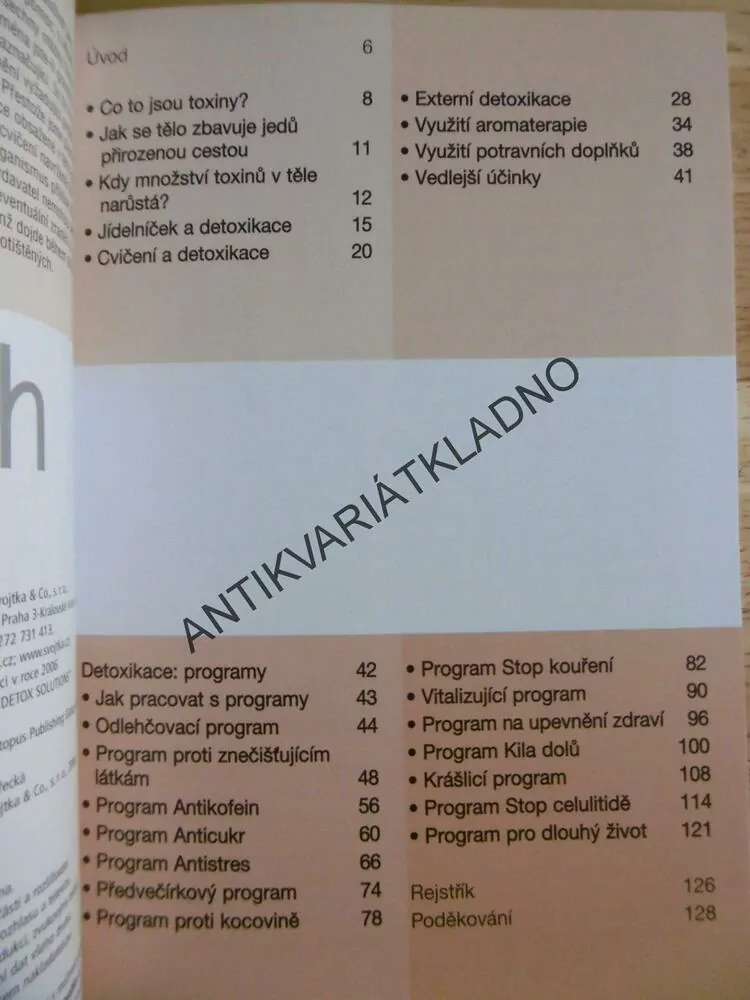 JAK ZBAVIT TĚLO JEDŮ, HELEN FOSTER, 14 DETOXIKAČNÍCH PROGRAMŮ