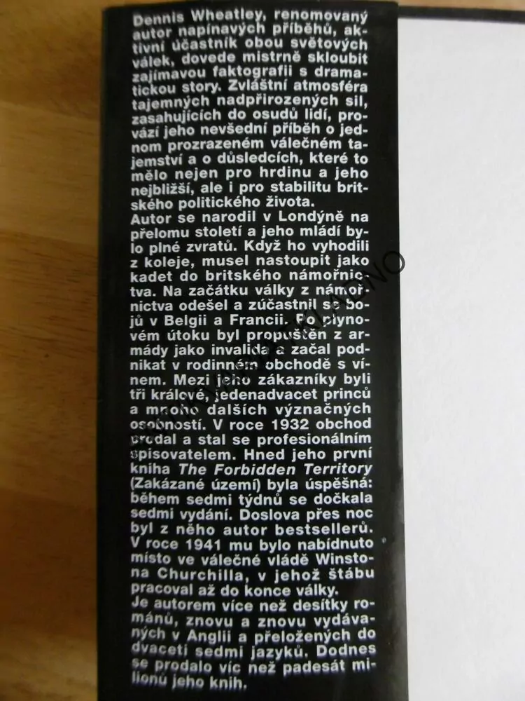 ASTRÁLNÍ DVOJNÍK GIFFORDA HILLARYHO, PŘÍBĚHY ČERNÉ MAGIE, DENNIS WHEATLEY