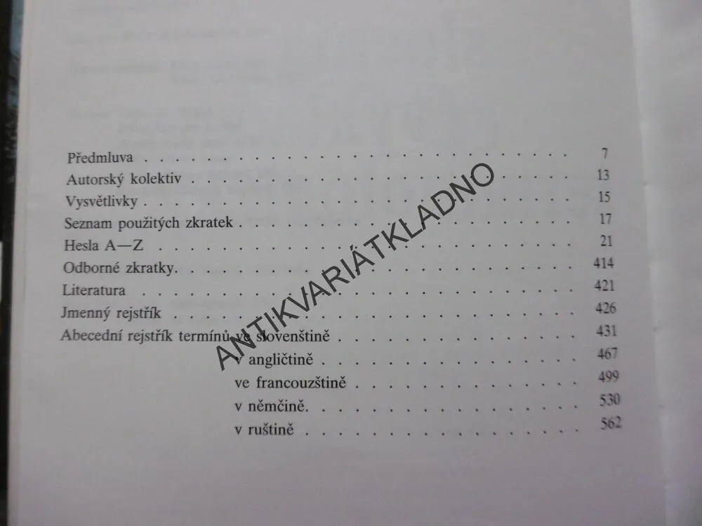 METEOROLOGICKÝ SLOVNÍK, VÝKLADOVÝ TERMINOLOGICKÝ, POČASÍ, METEOROLOGIE