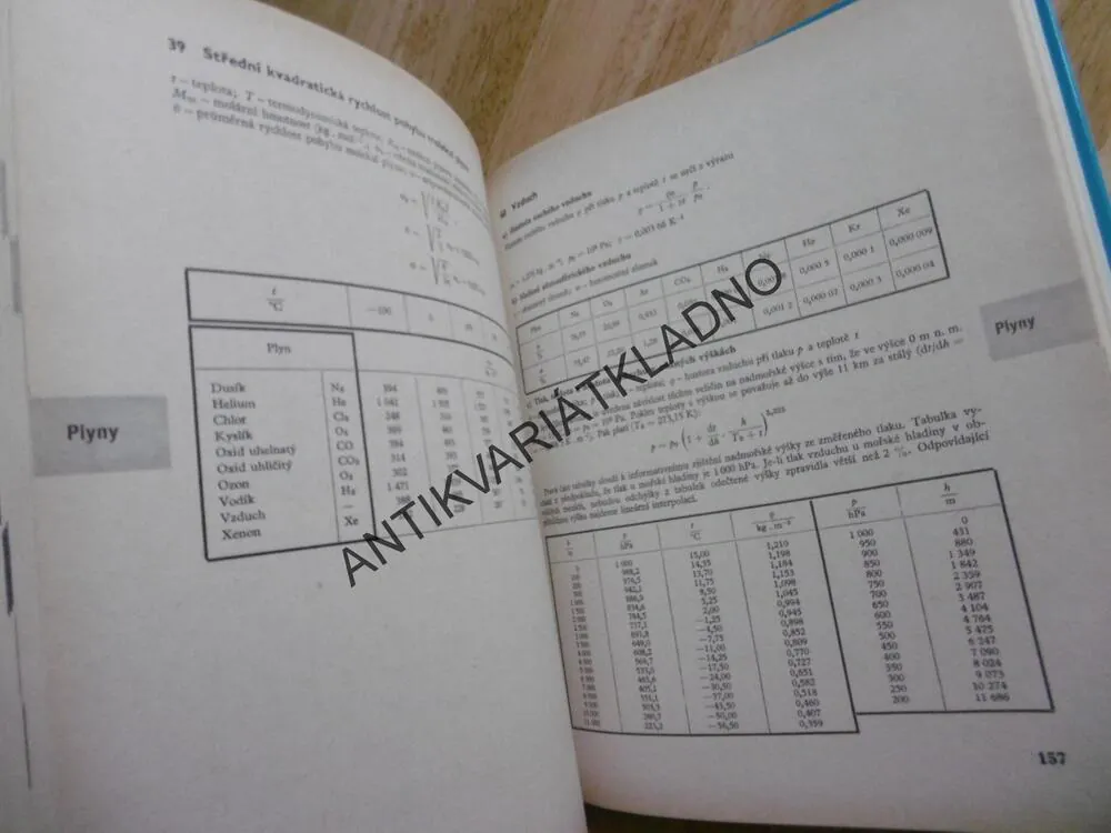 MATEMATICKÉ, FYZIKÁLNÍ A CHEMICKÉ TABULKY PRO STŘEDNÍ ŠKOLY