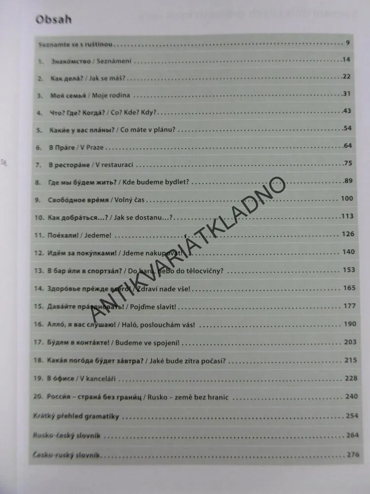 RUŠTINA PRO SAMOUKY A VĚČNÉ ZAČÁTEČNÍKY, RUSKÝ JAZYK, BEZ CD!