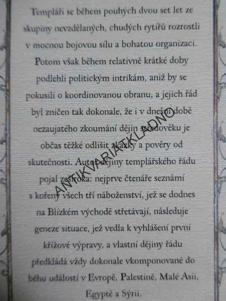 TEMPLÁŘI, PIERS PAUL READ, **an