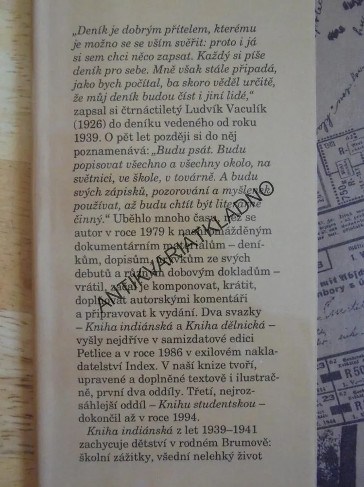 MILÍ SPOLUŽÁCI! LUDVÍK VACULÍK,VÝBOR PÍSEMNÝCH PRACÍ 1939-79,