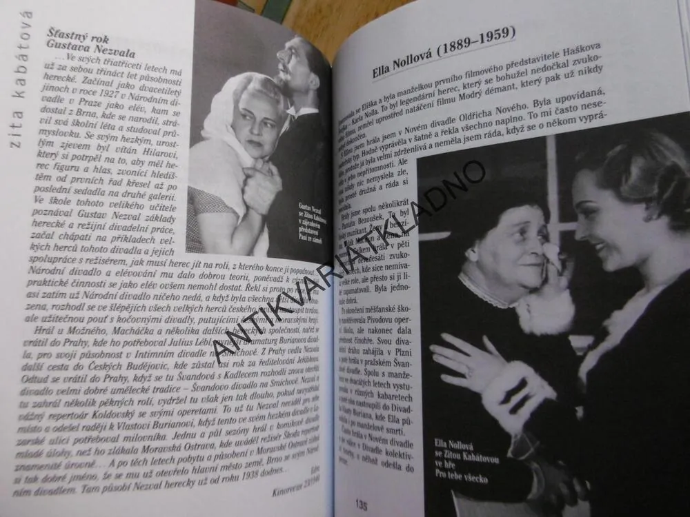 ZITA KABÁTOVÁ, BEZ SERVÍTKŮ..., MARIE FORMÁČKOVÁ, **an