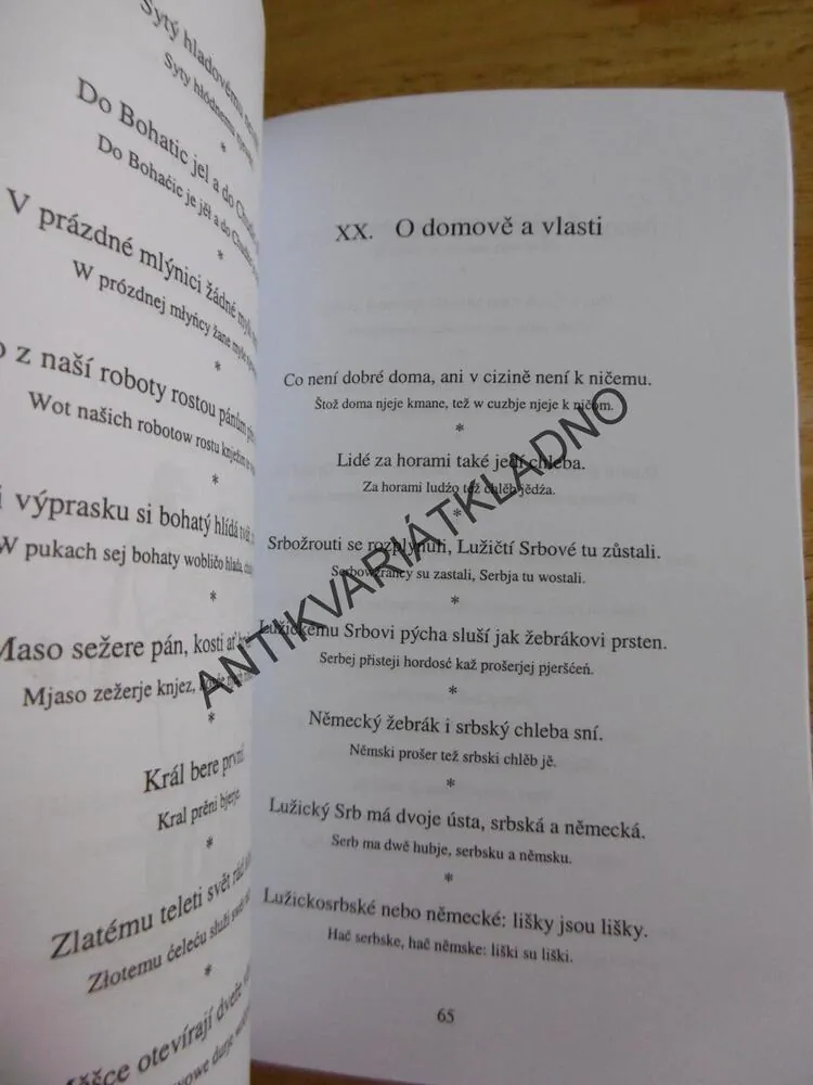 MOUDROST LUŽICKÝCH SRBŮ, MILAN HRABAL, RADYSERB-WJELA