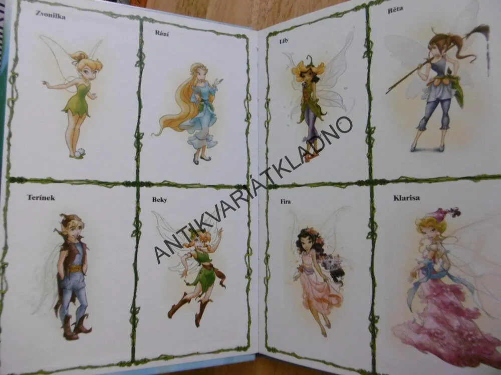 VÍLA BEZ KŘÍDEL, VÍLY, WALT DISNEY, **an