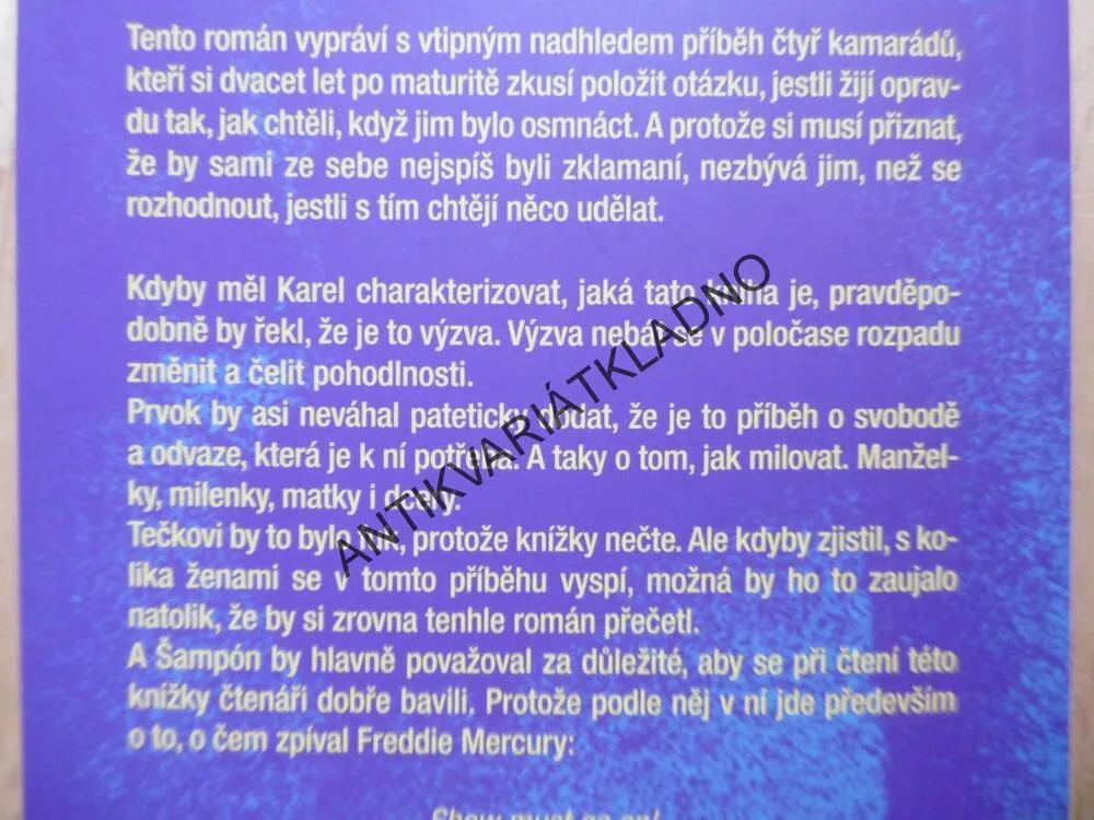 PRVOK, ŠAMPON, TEČKA A KAREL, PATRIK HARTL, **an