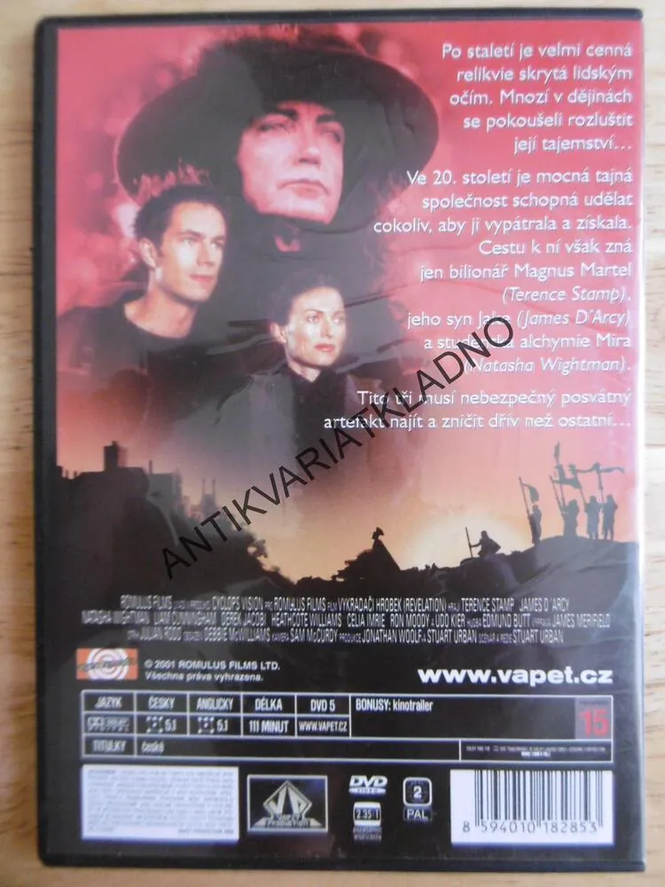 VYKRADAČI HROBEK, DVD FILM HOROR