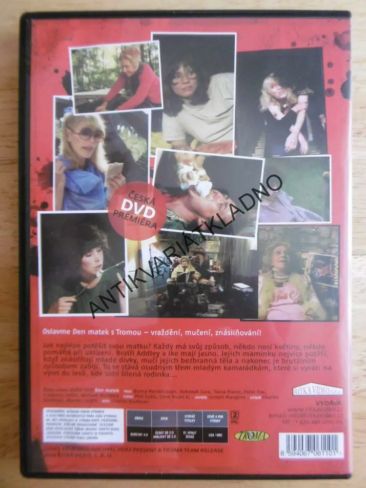 DEN MATEK, MUTTERTAG, DVD FILM HOROR