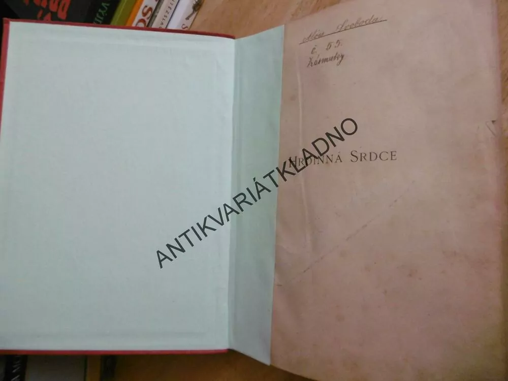 HRDINNÁ SRDCE, P. MAYEL,A.PARIS, JOS.R. VILÍMEK